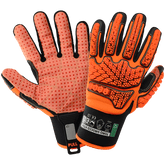 GGS Skytec SKG00121G, Torq Sirocco Xtra™ High-Visibility Multi-Hazard Oil and Gas, Aralene® Lined Synthetic Leather Palm, Impact 3, Cut A6